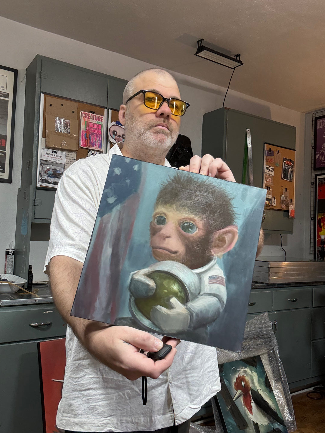Space Monkey | 12X12 on Board