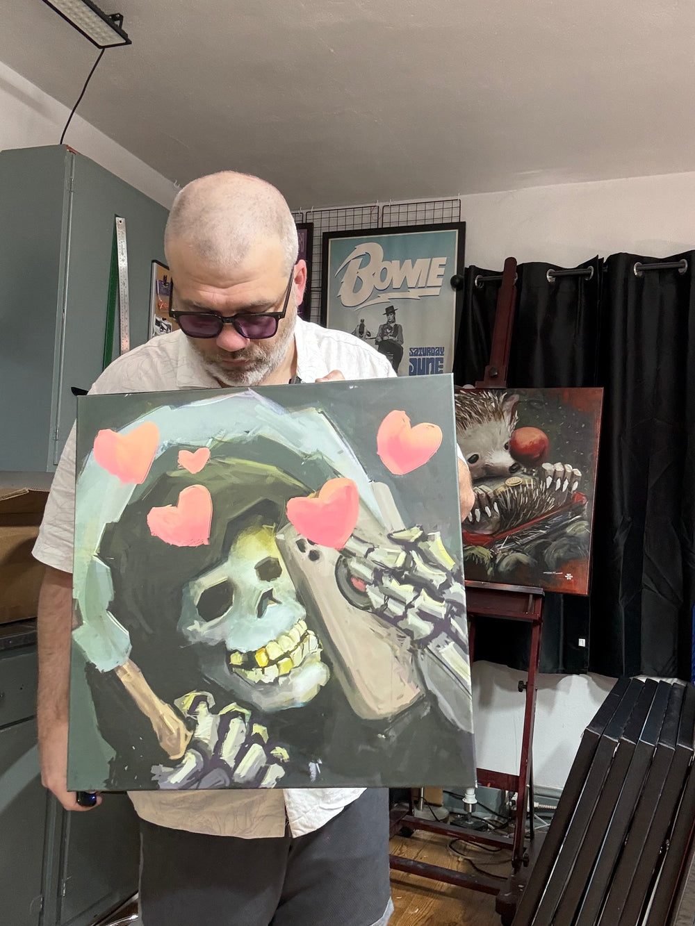 Grim Reaper Selfie | 20X20 Gallery Wrap
