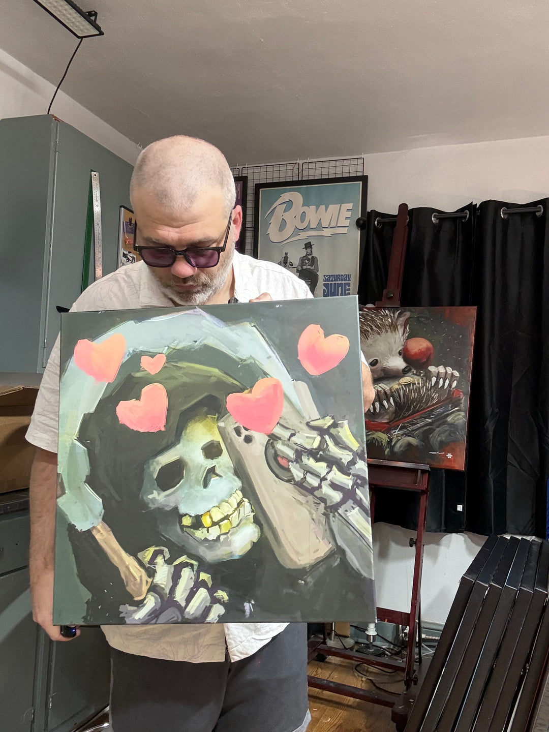 Grim Reaper Selfie | 20X20 Gallery Wrap