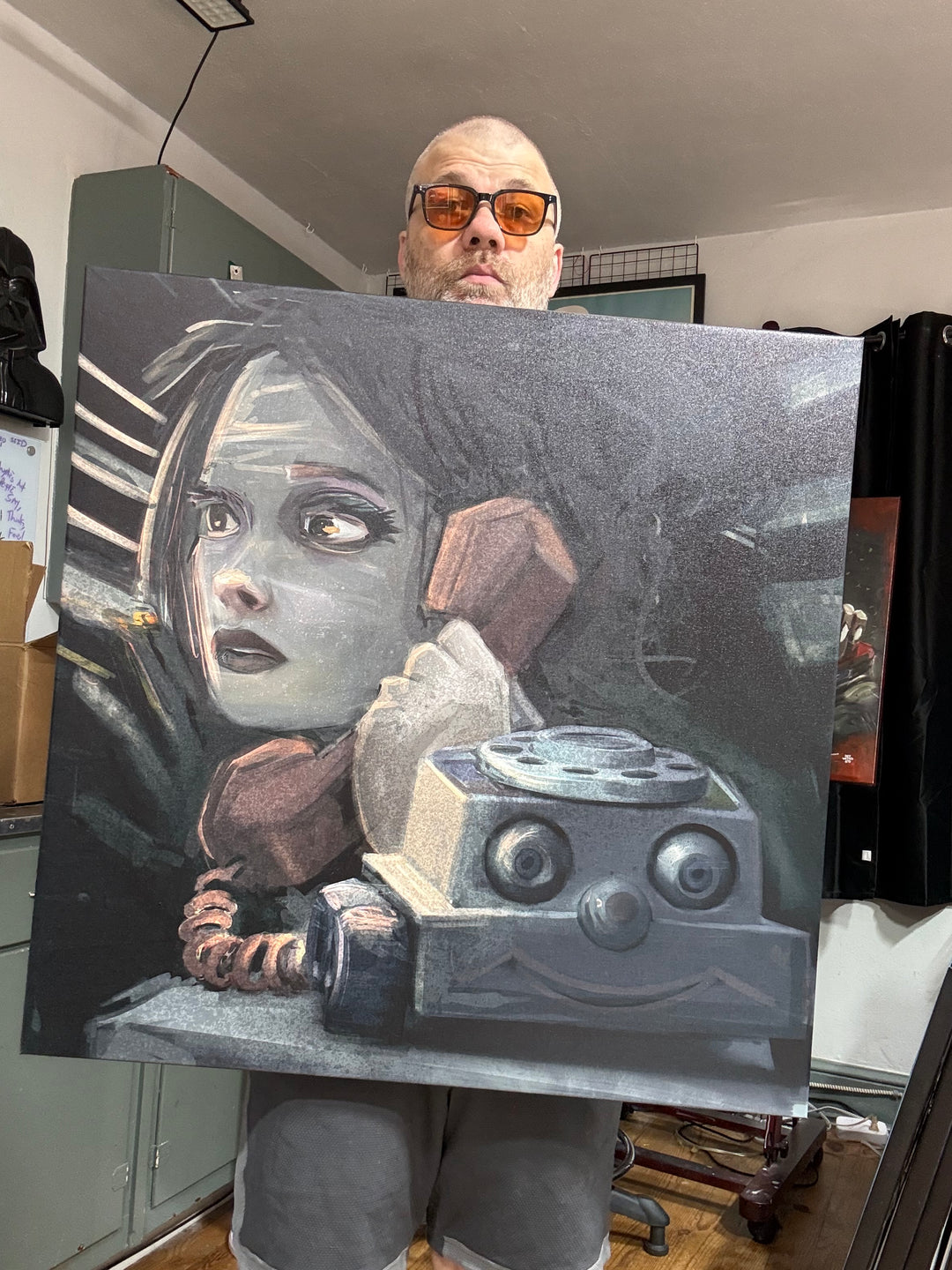 Chatter Phone | 30X30 Gallery Wrap