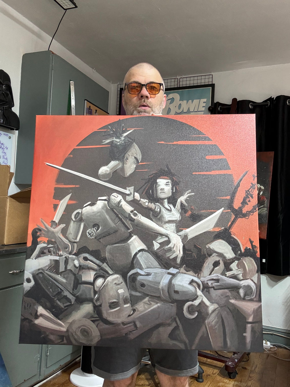 The Red Destiny | 30X30 Gallery Wrap