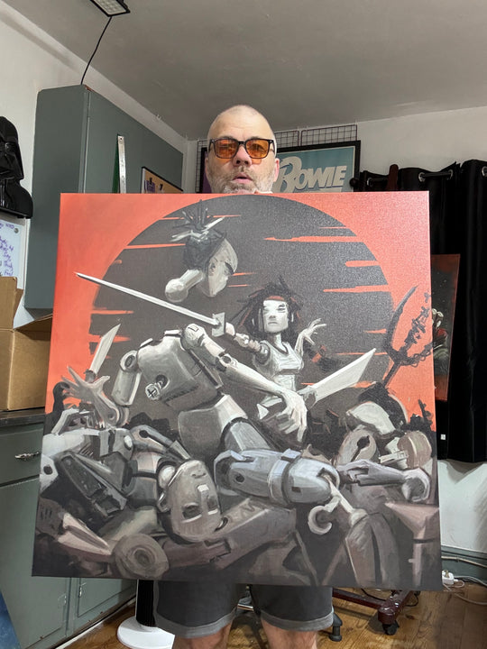 The Red Destiny | 30X30 Gallery Wrap