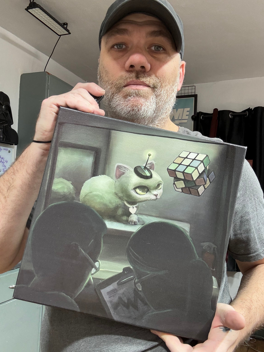 Now We're Back on the Train, Yeah | 12X12 Gallery Wrap
