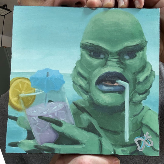Creature at the Beach | 8X8 Board