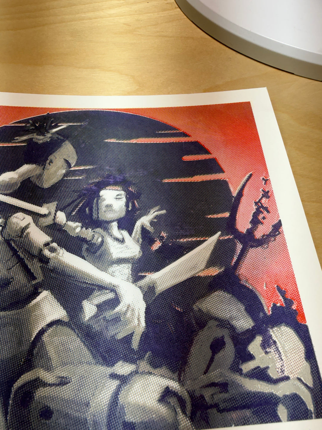 THE RED DESTINY - Limited Edition Serigraph -- printer tests
