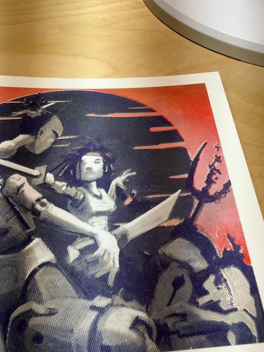 THE RED DESTINY - Limited Edition Serigraph -- printer tests