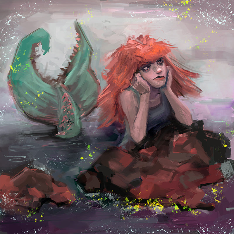 Bored Mermaid