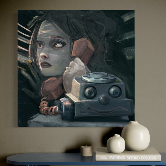 Chatter Phone | 30X30 Gallery Wrap