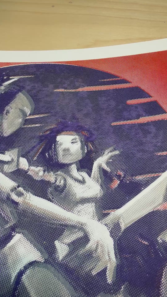 THE RED DESTINY - Limited Edition Serigraph -- printer tests