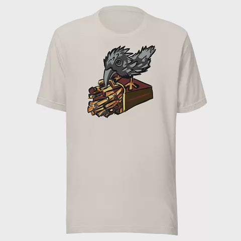 CROW W/ FRIES T-SHIRT