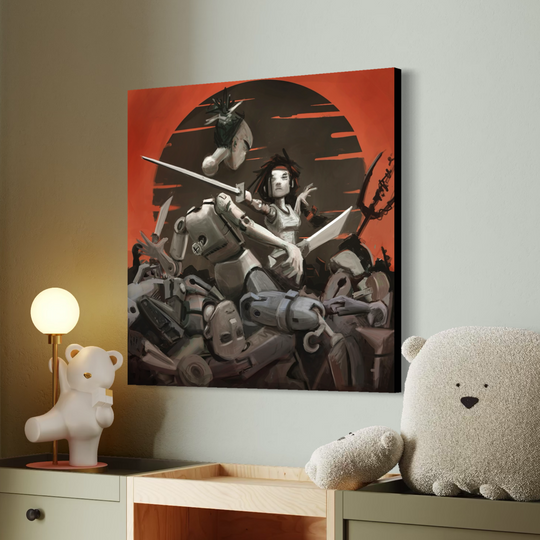 The Red Destiny | 30X30 Gallery Wrap
